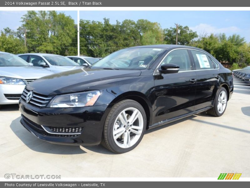 Black / Titan Black 2014 Volkswagen Passat 2.5L SE