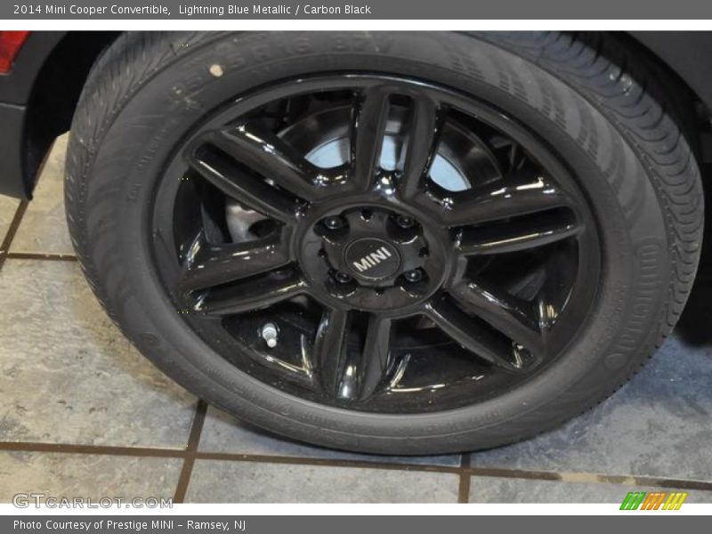 Lightning Blue Metallic / Carbon Black 2014 Mini Cooper Convertible
