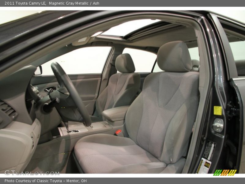 Magnetic Gray Metallic / Ash 2011 Toyota Camry LE