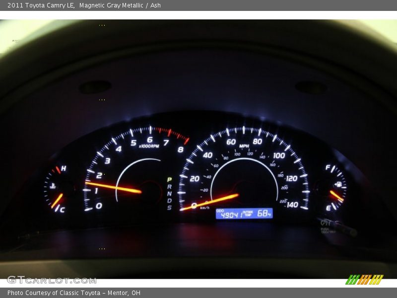 Magnetic Gray Metallic / Ash 2011 Toyota Camry LE