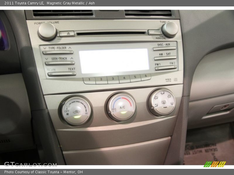 Magnetic Gray Metallic / Ash 2011 Toyota Camry LE