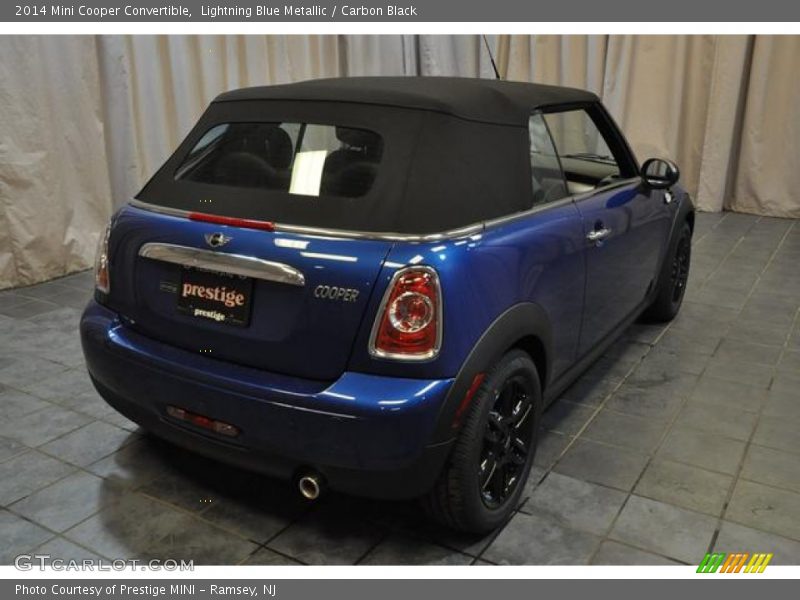 Lightning Blue Metallic / Carbon Black 2014 Mini Cooper Convertible