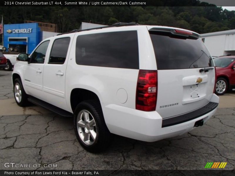 Summit White / Light Cashmere/Dark Cashmere 2014 Chevrolet Suburban LT 4x4