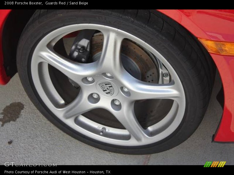 Guards Red / Sand Beige 2008 Porsche Boxster