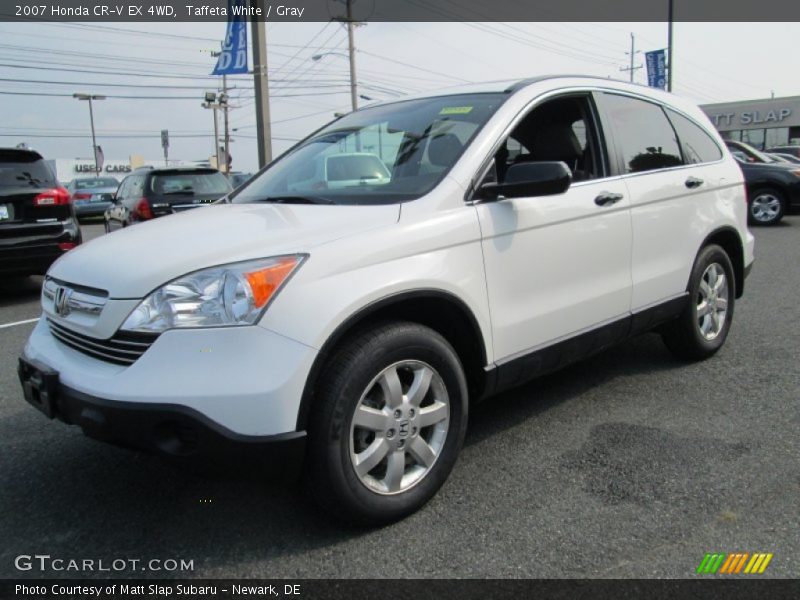 Taffeta White / Gray 2007 Honda CR-V EX 4WD
