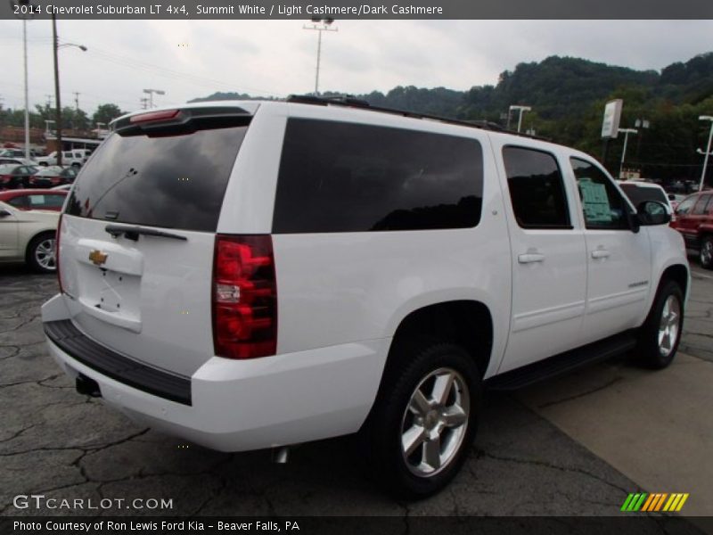 Summit White / Light Cashmere/Dark Cashmere 2014 Chevrolet Suburban LT 4x4