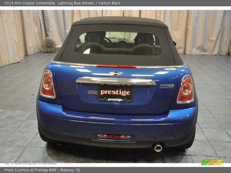 Lightning Blue Metallic / Carbon Black 2014 Mini Cooper Convertible