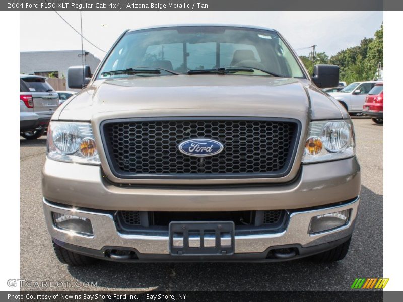 Arizona Beige Metallic / Tan 2004 Ford F150 XLT Regular Cab 4x4