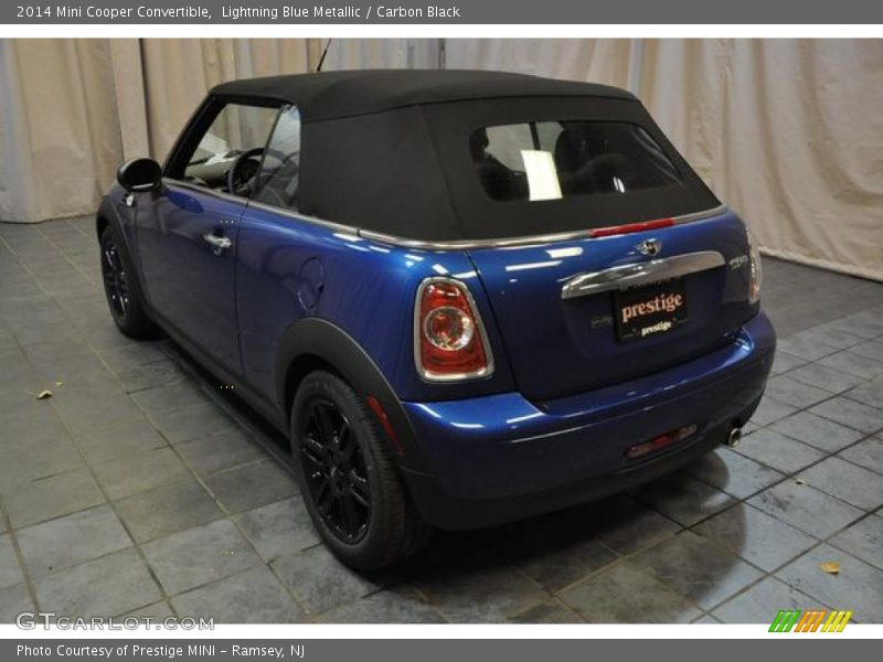 Lightning Blue Metallic / Carbon Black 2014 Mini Cooper Convertible
