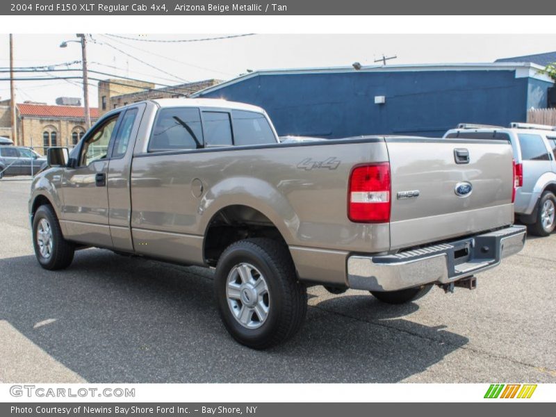 Arizona Beige Metallic / Tan 2004 Ford F150 XLT Regular Cab 4x4