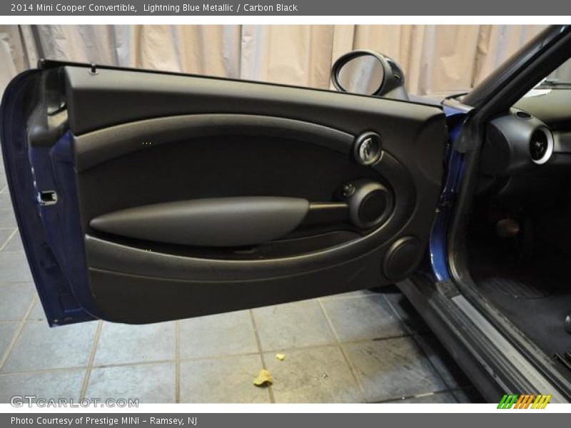 Lightning Blue Metallic / Carbon Black 2014 Mini Cooper Convertible