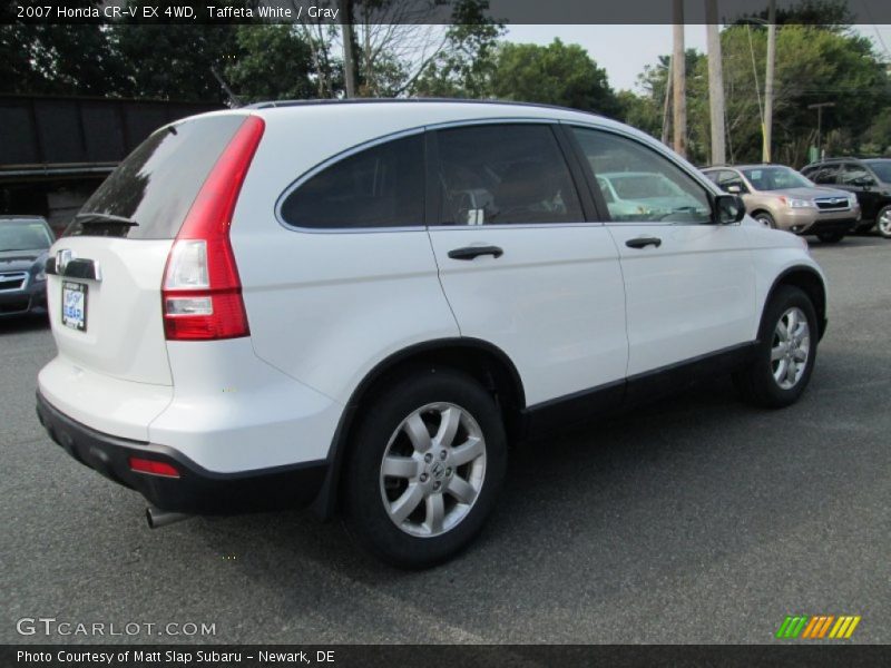 Taffeta White / Gray 2007 Honda CR-V EX 4WD