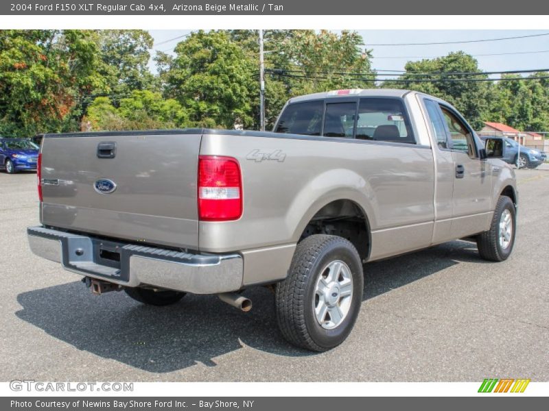 Arizona Beige Metallic / Tan 2004 Ford F150 XLT Regular Cab 4x4