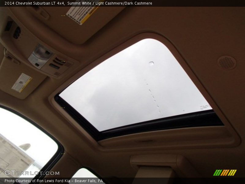 Summit White / Light Cashmere/Dark Cashmere 2014 Chevrolet Suburban LT 4x4