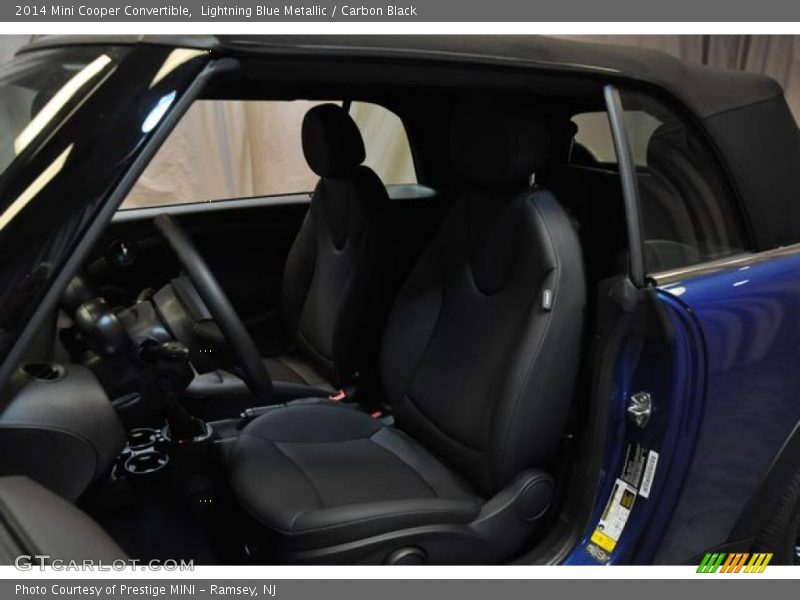 Lightning Blue Metallic / Carbon Black 2014 Mini Cooper Convertible