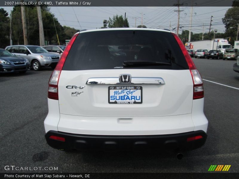 Taffeta White / Gray 2007 Honda CR-V EX 4WD