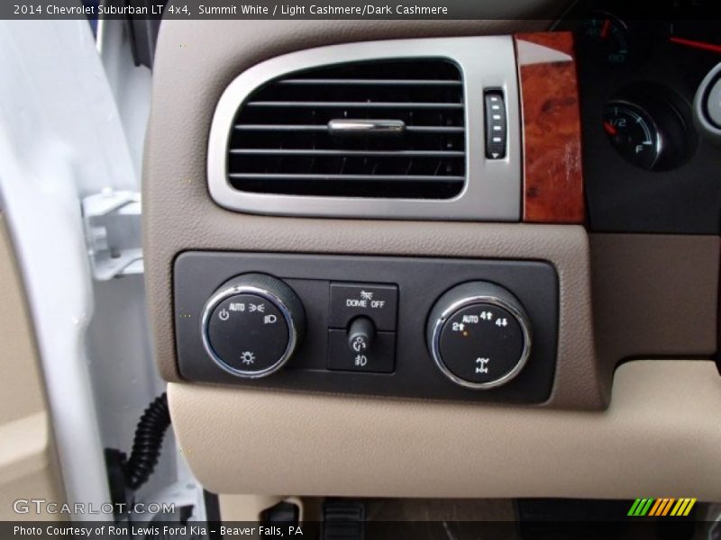 Summit White / Light Cashmere/Dark Cashmere 2014 Chevrolet Suburban LT 4x4