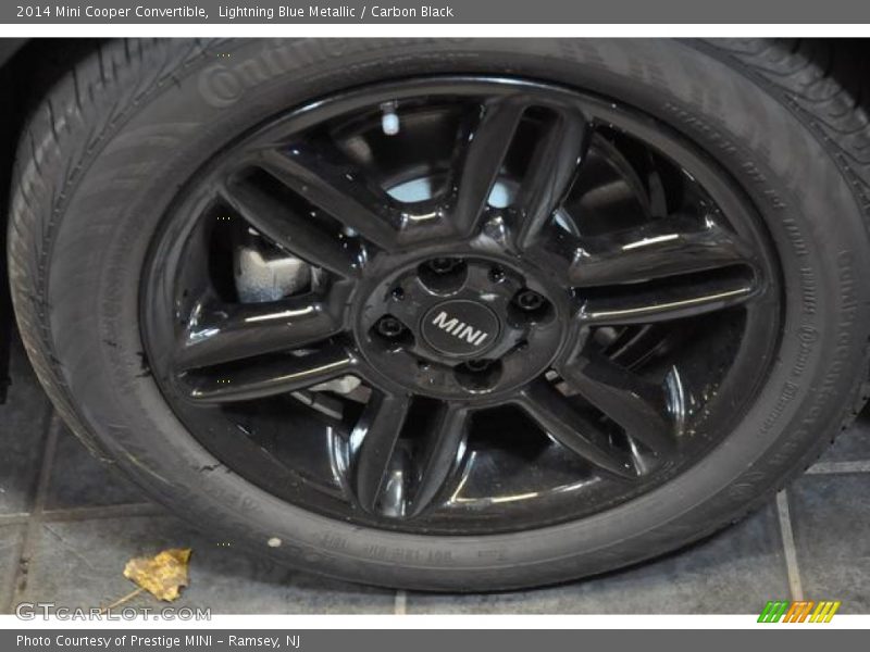 Lightning Blue Metallic / Carbon Black 2014 Mini Cooper Convertible