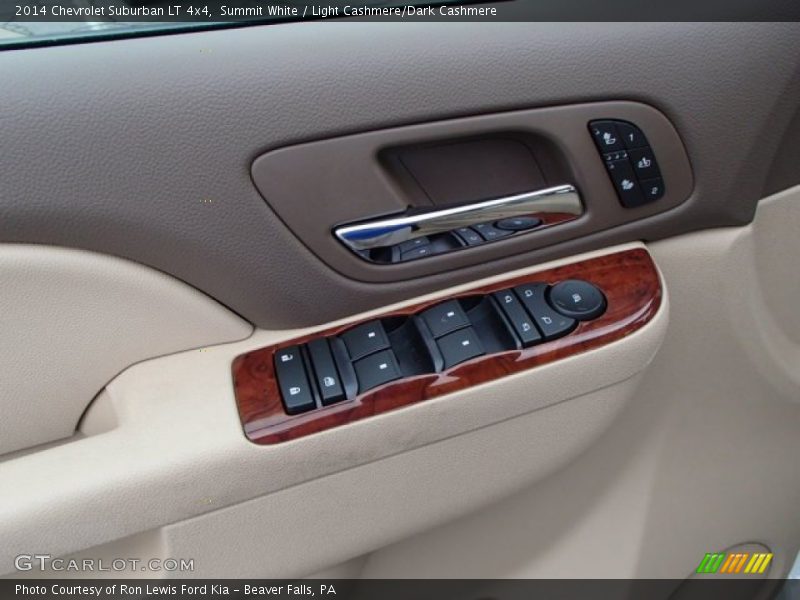 Summit White / Light Cashmere/Dark Cashmere 2014 Chevrolet Suburban LT 4x4
