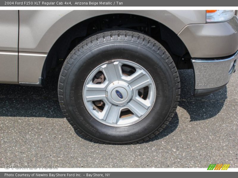 Arizona Beige Metallic / Tan 2004 Ford F150 XLT Regular Cab 4x4