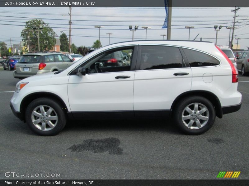 Taffeta White / Gray 2007 Honda CR-V EX 4WD