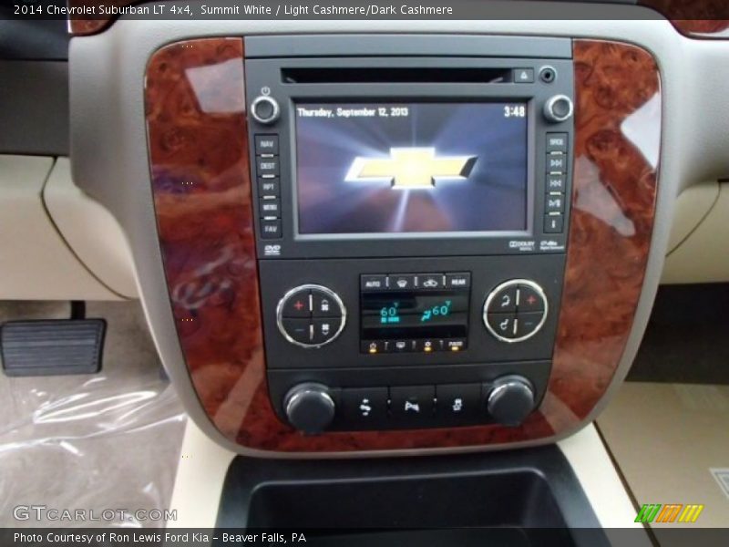 Summit White / Light Cashmere/Dark Cashmere 2014 Chevrolet Suburban LT 4x4