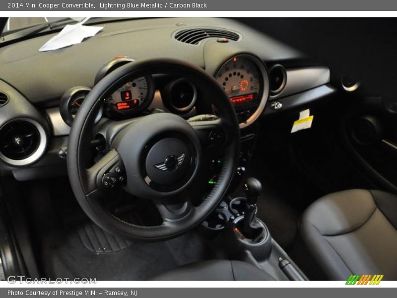 Lightning Blue Metallic / Carbon Black 2014 Mini Cooper Convertible