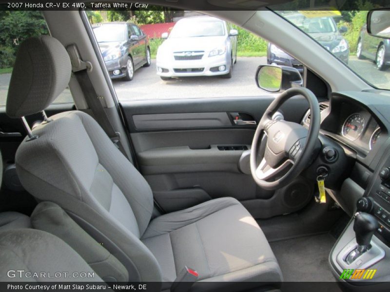 Taffeta White / Gray 2007 Honda CR-V EX 4WD