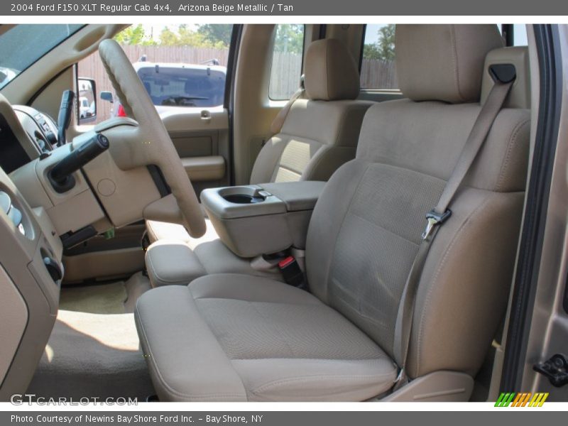 Arizona Beige Metallic / Tan 2004 Ford F150 XLT Regular Cab 4x4