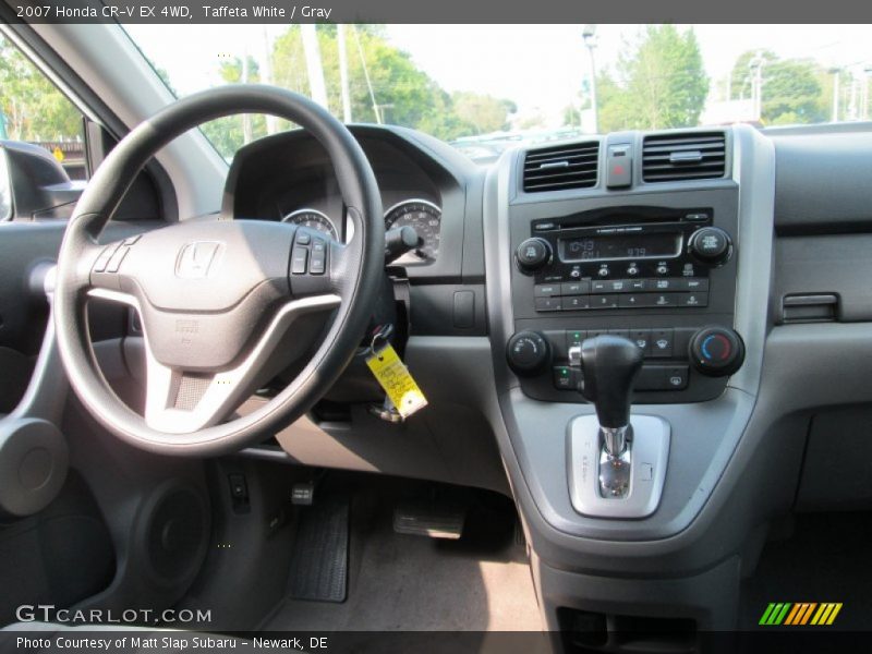 Taffeta White / Gray 2007 Honda CR-V EX 4WD