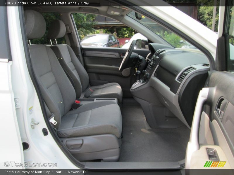 Taffeta White / Gray 2007 Honda CR-V EX 4WD