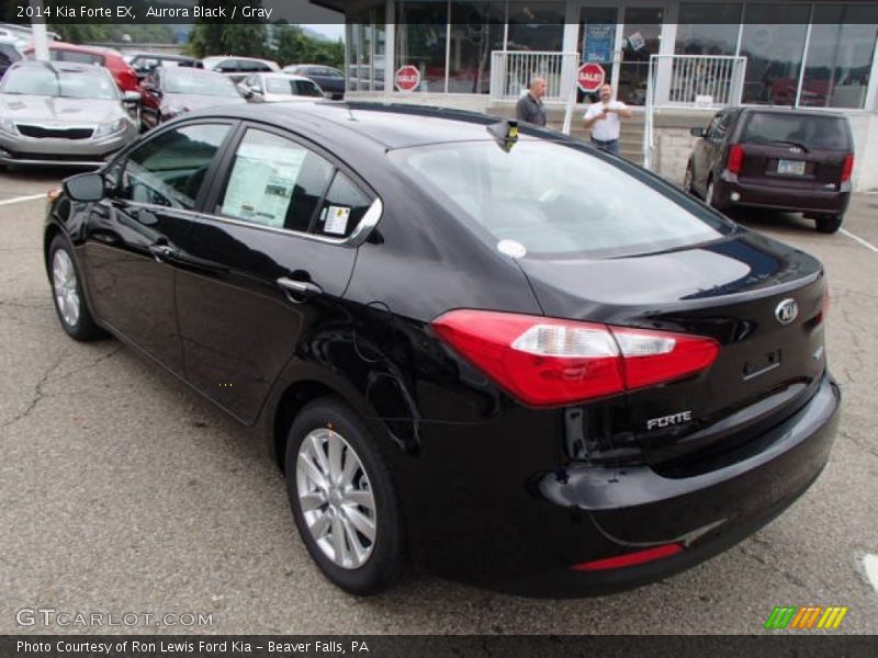 Aurora Black / Gray 2014 Kia Forte EX