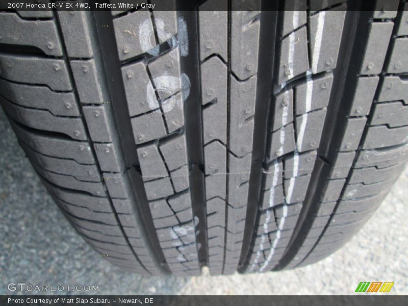 Taffeta White / Gray 2007 Honda CR-V EX 4WD
