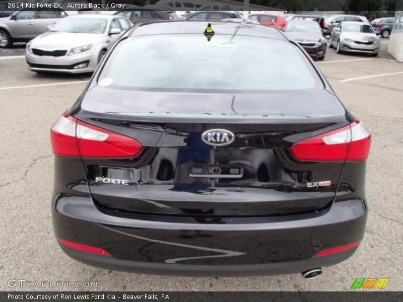 Aurora Black / Gray 2014 Kia Forte EX