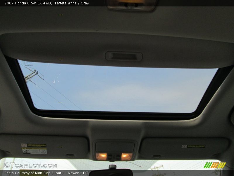 Taffeta White / Gray 2007 Honda CR-V EX 4WD