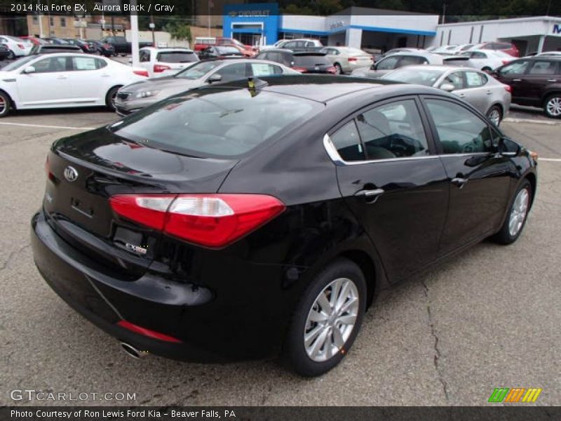 Aurora Black / Gray 2014 Kia Forte EX