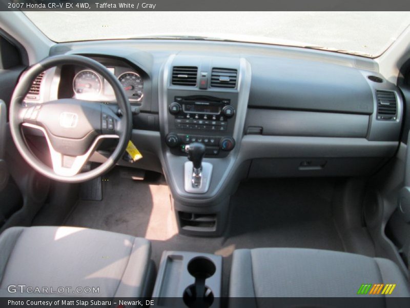 Taffeta White / Gray 2007 Honda CR-V EX 4WD