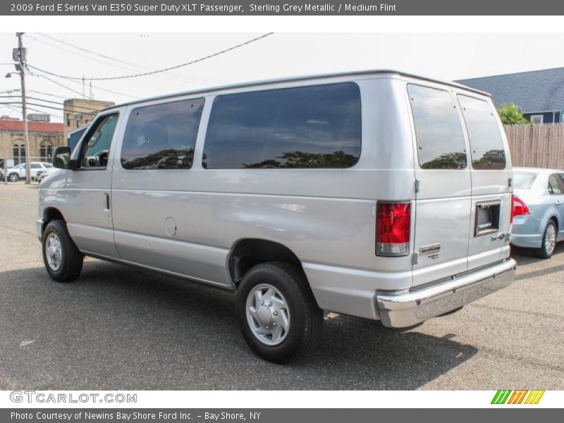 Sterling Grey Metallic / Medium Flint 2009 Ford E Series Van E350 Super Duty XLT Passenger