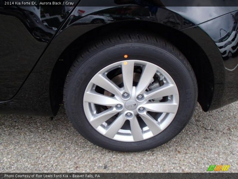 Aurora Black / Gray 2014 Kia Forte EX