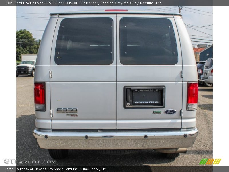 Sterling Grey Metallic / Medium Flint 2009 Ford E Series Van E350 Super Duty XLT Passenger