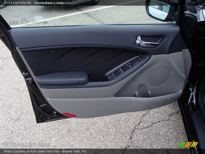 Aurora Black / Gray 2014 Kia Forte EX