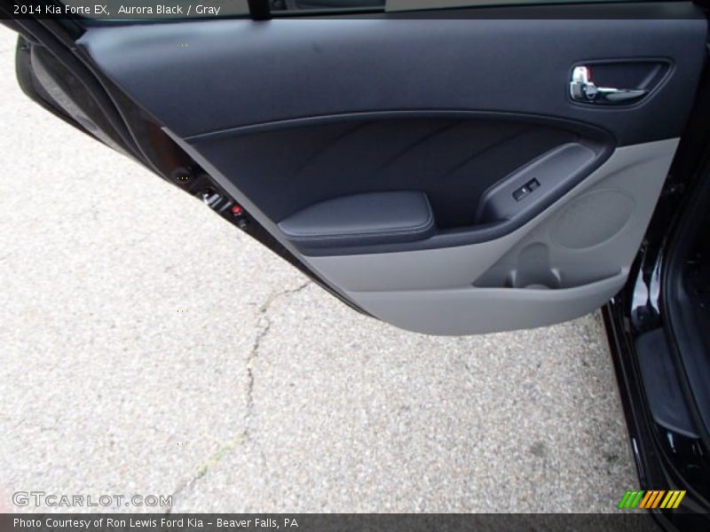 Aurora Black / Gray 2014 Kia Forte EX
