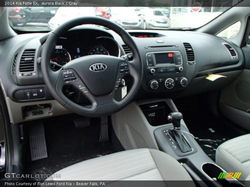 Gray Interior - 2014 Forte EX 