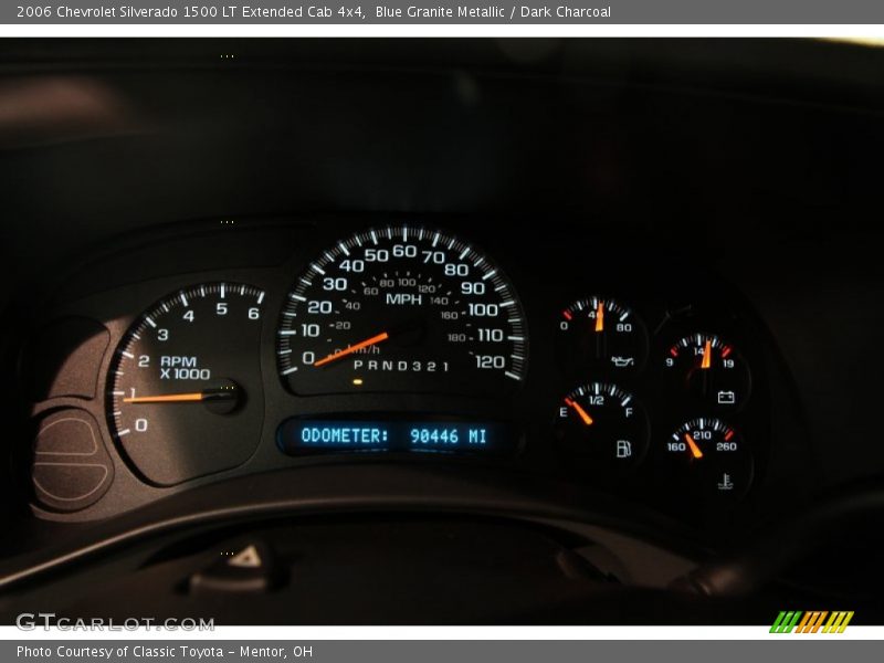 Blue Granite Metallic / Dark Charcoal 2006 Chevrolet Silverado 1500 LT Extended Cab 4x4