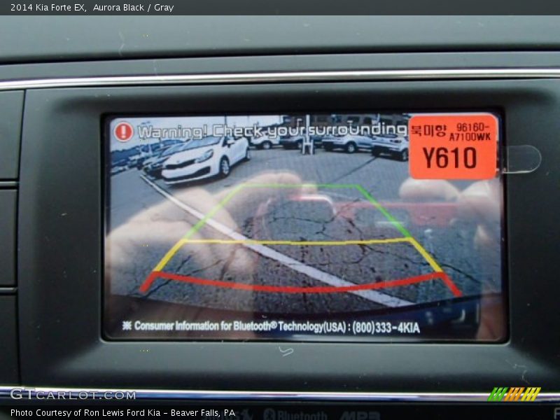 Aurora Black / Gray 2014 Kia Forte EX