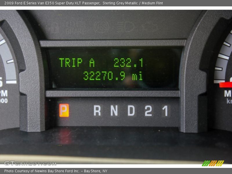 Sterling Grey Metallic / Medium Flint 2009 Ford E Series Van E350 Super Duty XLT Passenger