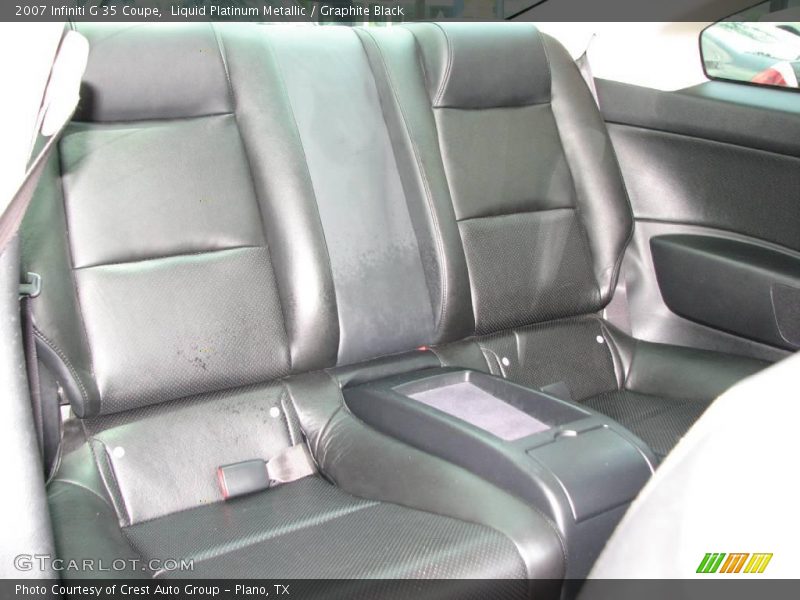 Liquid Platinum Metallic / Graphite Black 2007 Infiniti G 35 Coupe