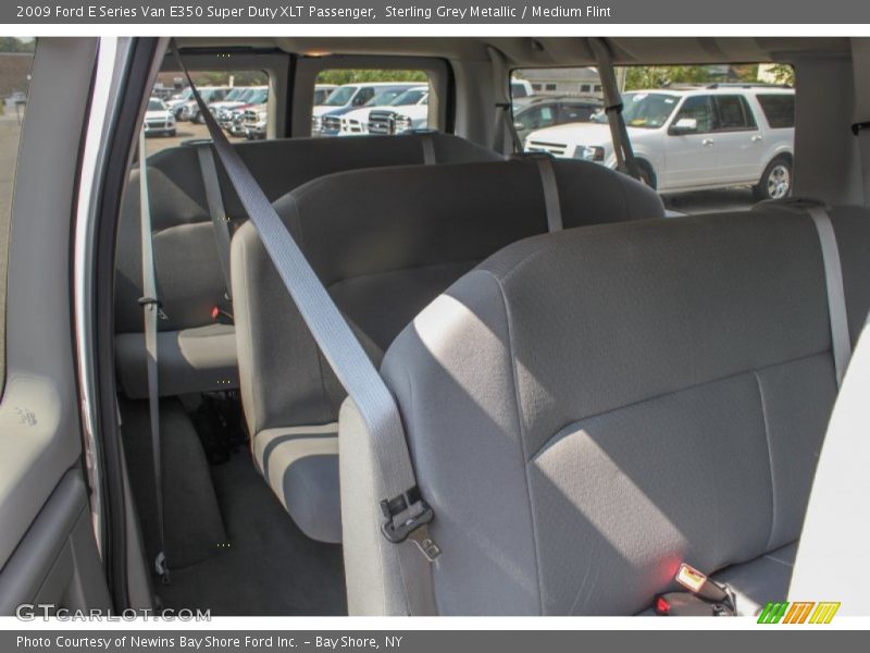 Sterling Grey Metallic / Medium Flint 2009 Ford E Series Van E350 Super Duty XLT Passenger