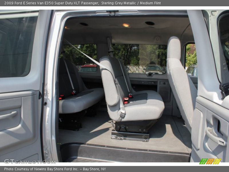 Sterling Grey Metallic / Medium Flint 2009 Ford E Series Van E350 Super Duty XLT Passenger