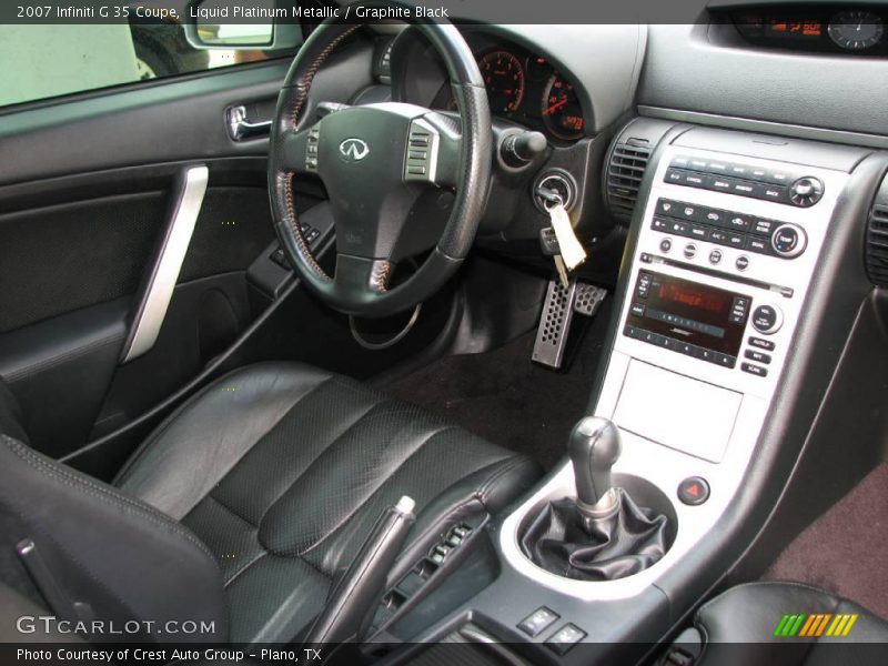 Liquid Platinum Metallic / Graphite Black 2007 Infiniti G 35 Coupe